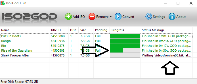 ISO2GOD v1.3.6 Download - Convert Xbox 360 XGD3 ISO's to GOD's (Games on Demand)