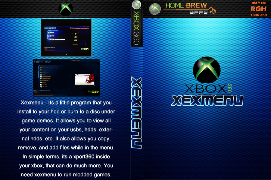 xmenu xbox 360