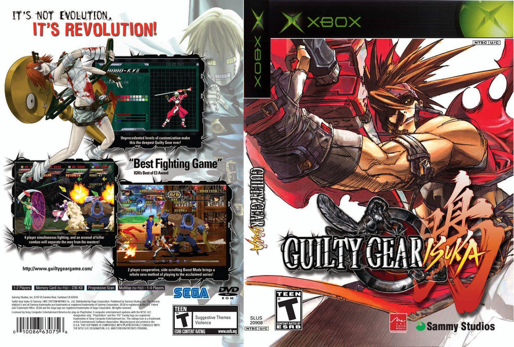 Guilty Gear Isuka - Dvd por j g x  AMP - xbox.jpg
